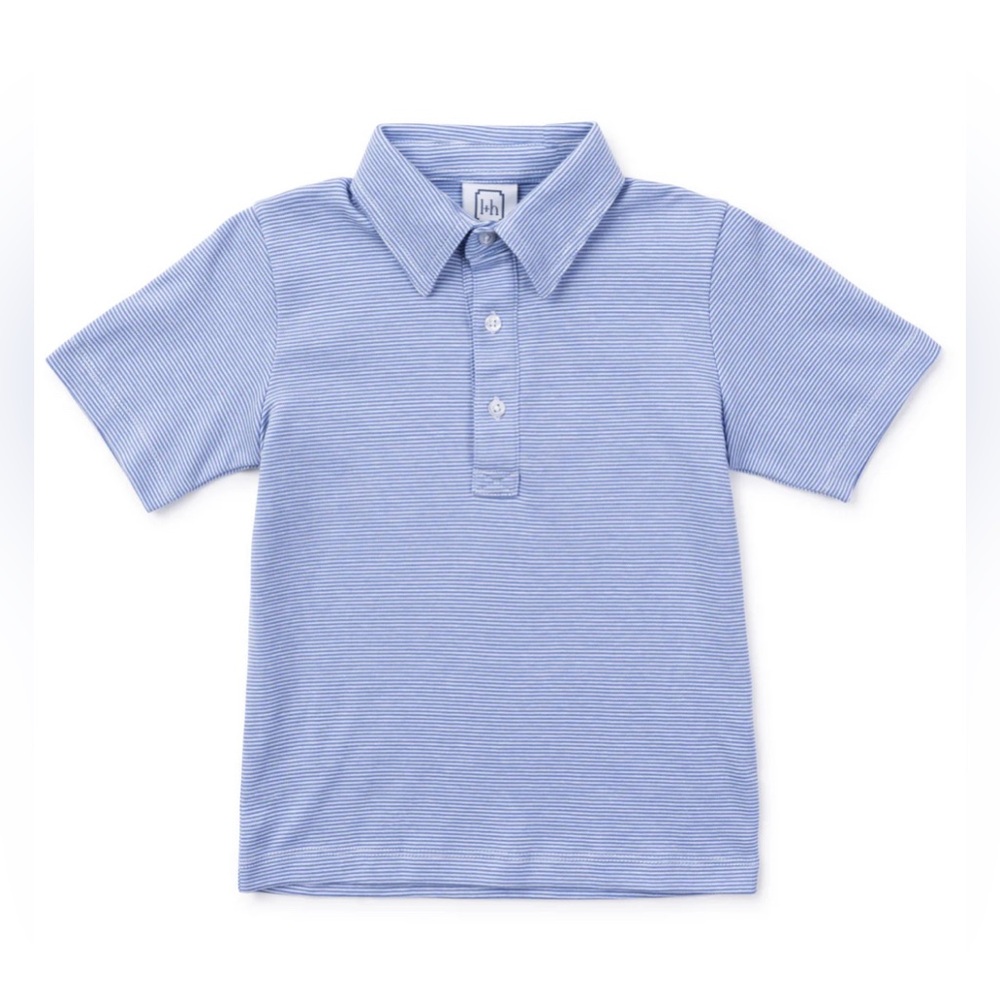 lila and hayes; Griffin Boys Pima Cotton Polo Golf Shirt; Size 4